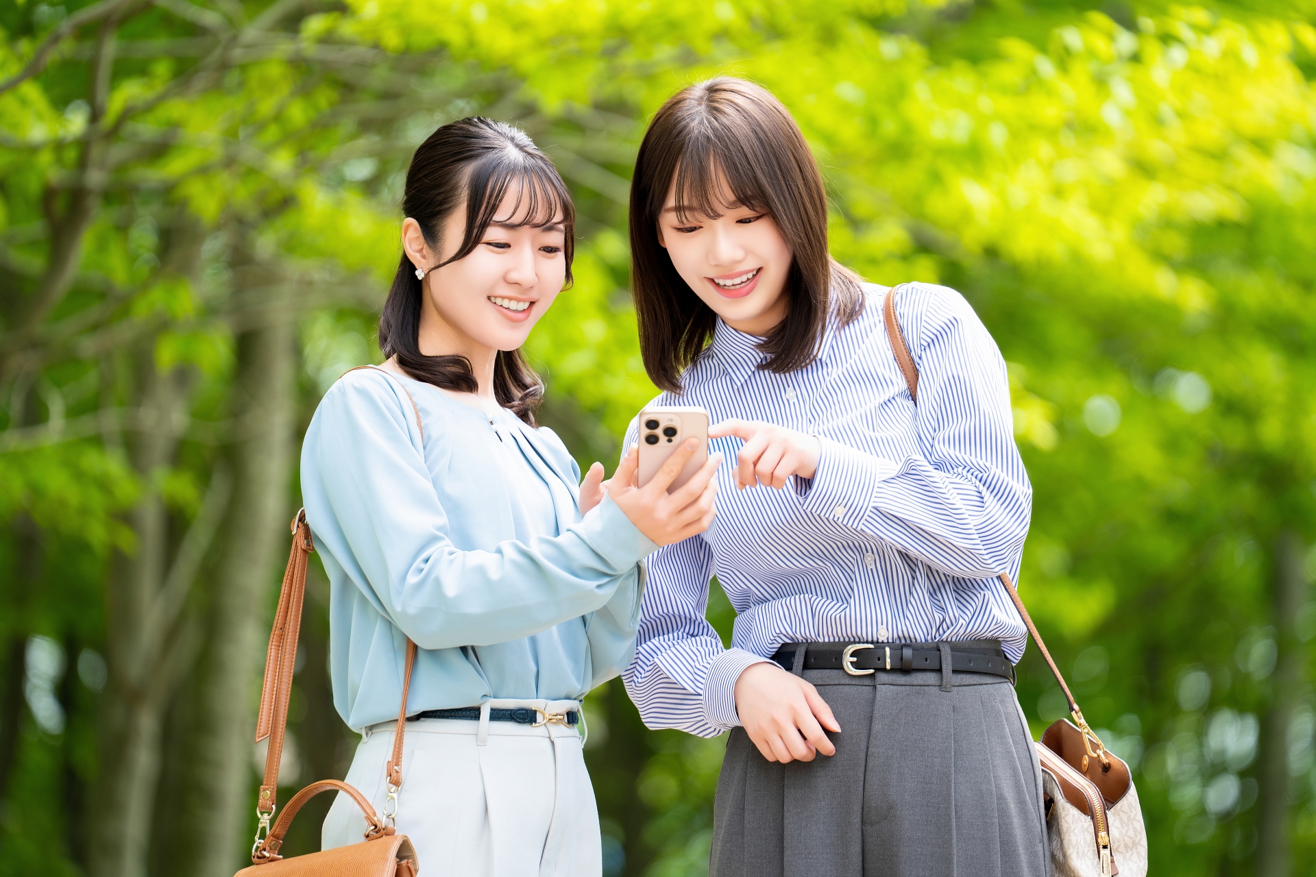 パソコンに向かう女性